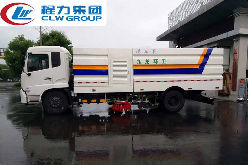 东风天锦洗扫车